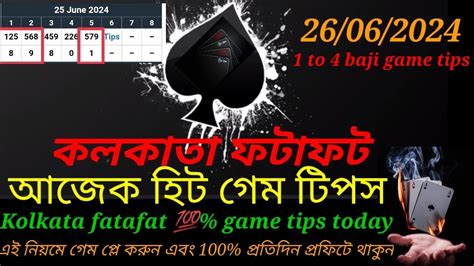 kolkata fatafat tips 2024|Kolkata FF .